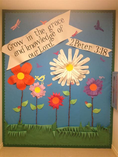 Christian Preschool Bulletin Board Ideas For Spring Michael Ayers