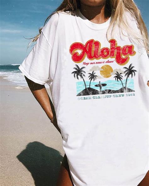 Aloha Tee | Tshirt outfits, Cute outfits, Clothes