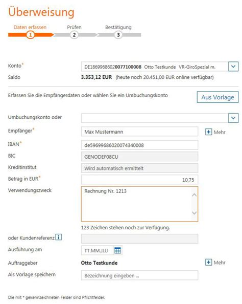 Neues Im Online Banking Volksbank Dreieich Eg