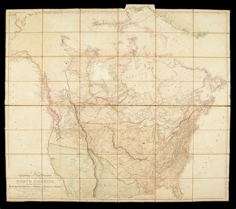 A Map Exhibiting All The New Discoveries In The Interior Parts Of North America Aaron