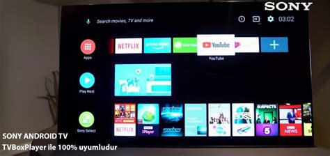 Sony Android TV IPTV Kurulumu TV Box Player