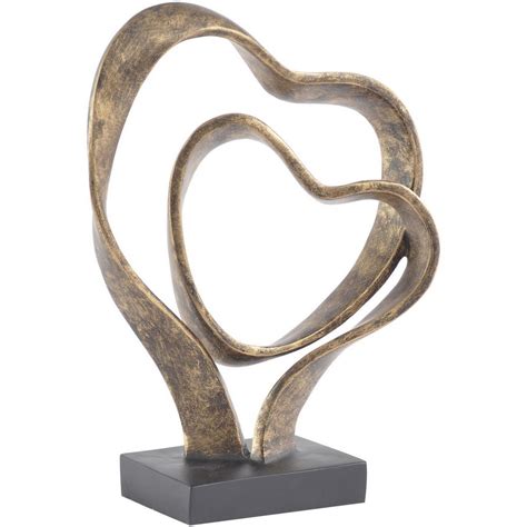 Double Heart Sculpture