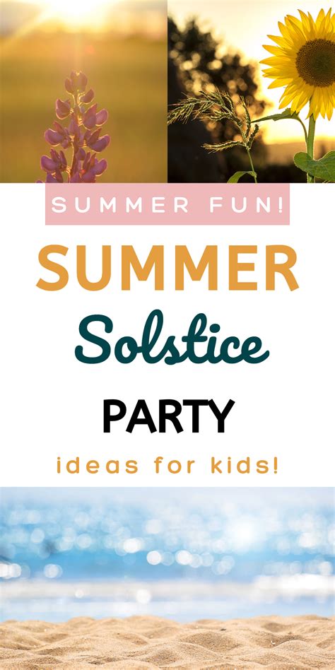 Having A Summer Solstice Party 5 Summer Solstice Activities For Kids