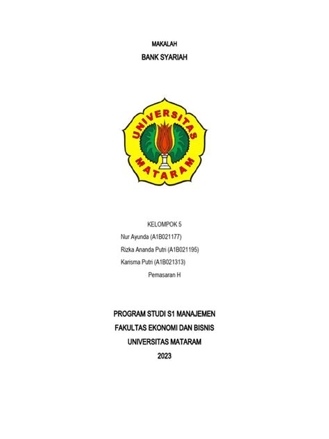 Makalah Bank Syariah G5 Pdf