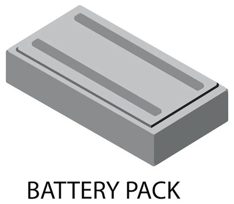 Free Vector | Battery Pack Icon Set