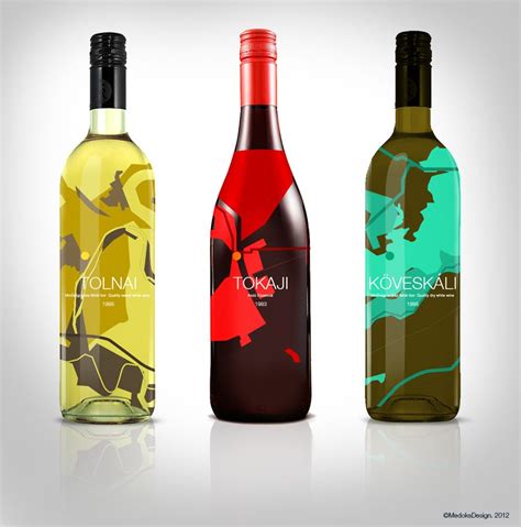 Wine bottle concept #graphic #design #art #medox #medoks #127 #wine # ...