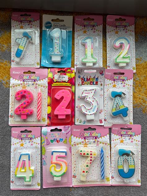 Birthday candles, Hobbies & Toys, Stationery & Craft, Occasions & Party ...