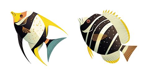 Colorful Sea Fish Cursor Sweezy Custom Cursors