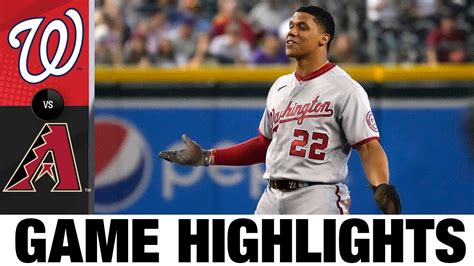 Nationals Vs D Backs Game Highlights 7 24 22 MLB Highlights YouTube