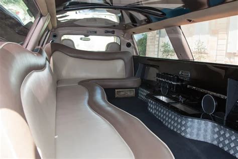 Inside a beautiful limousine - luxury limo interior — Stock Photo ...