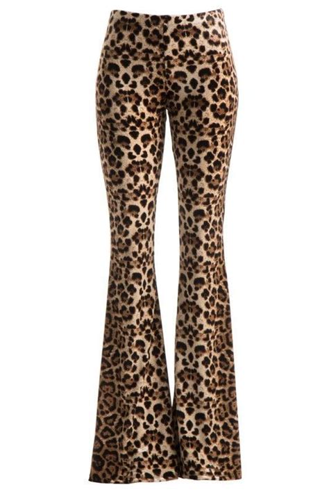 Cheetah Bells With Images Bell Bottom Pants Outfit Velvet Flare