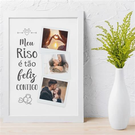 Quadro Meu Riso T O Feliz Contigo