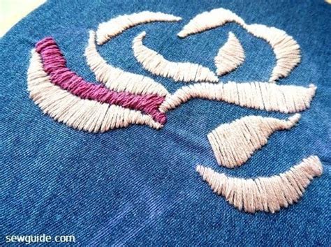 How To Do A Satin Stitch By Hand And By Sewing Machine Sewguide