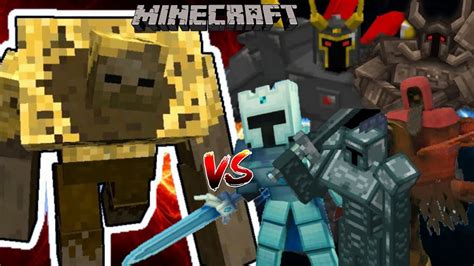 Mutant Husk Vs Knights Minecraft Mob Battle Youtube