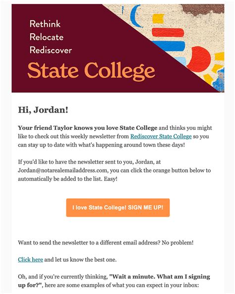 Invitation - Rediscover State College