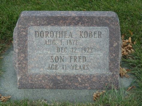 Dorothea Katherine Roth Kober 1877 1922 Find A Grave Memorial