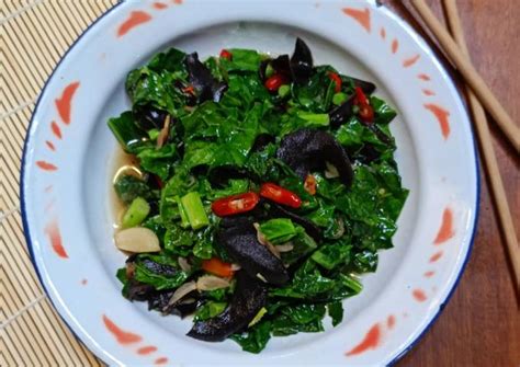 Resep Tumis Kailan Jamur Kuping Oleh Tommy Wiriadi Putra Cookpad