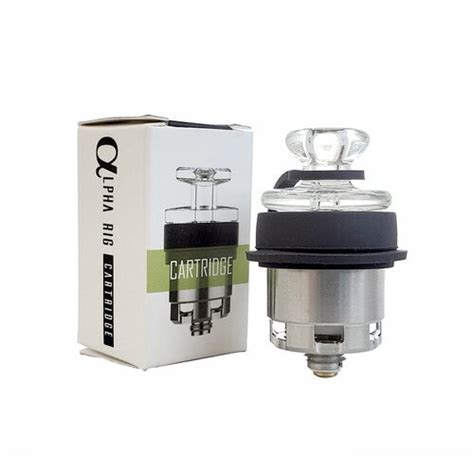 Alpha Rig Replacement Atomizer With Carb Cap Green Caviar Club