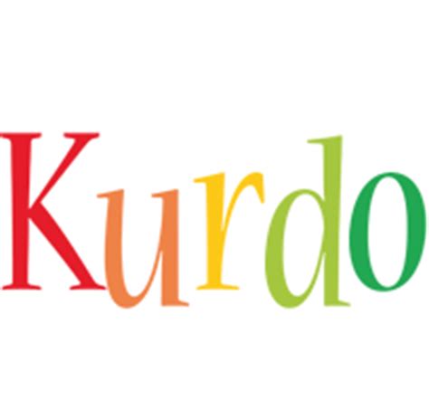 Kurdo Logo | Name Logo Generator - Smoothie, Summer, Birthday, Kiddo, Colors Style