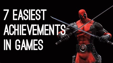 The Easiest Achievements In Games Youtube