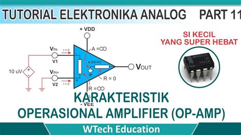 Karakteristik Operational Amplifier Op Amp Youtube