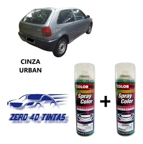 Tinta Spray Automotiva Cinza Urban Vw Verniz Colorgin Mercadolivre