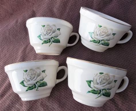 Governors Mansion By Manor House Vogue Industries 4 Cups 1950 S Older