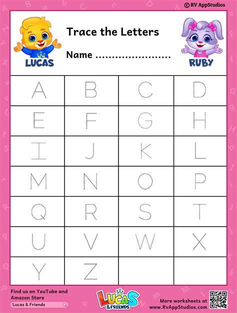 English Worksheets Alphabet Tracing Capital Letters Pdf - Infoupdate.org