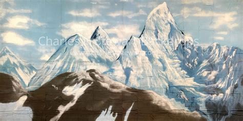 Mountain Landscape Backdrop For Rent by Charles H. Stewart