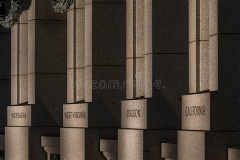 WWII Memorial Washington DC Stock Photo - Image of dusk, columbia: 73888622