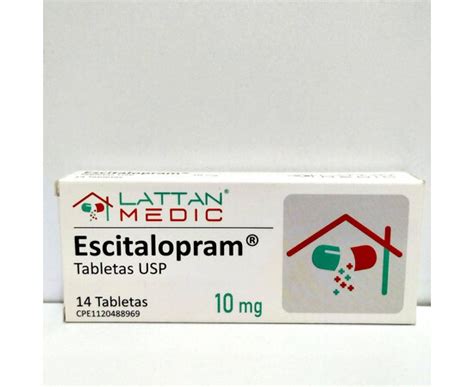 Medicina Escitalopram Mg X Tab Lattan Sihay