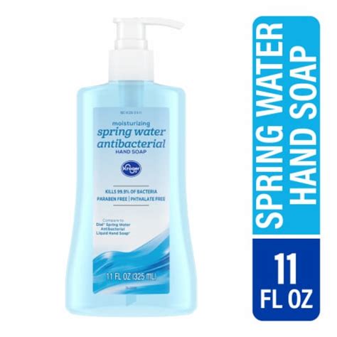 Kroger Antibacterial Liquid Hand Soap Spring Water Scent With