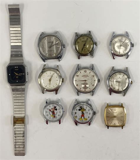 VINTAGE WIND-UP MEN WATCHES LOT OF 10 - Mar 01, 2023 | Les Collectibles in Qc