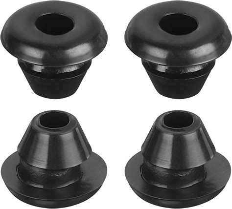Quarkzman 10pz Occhielli Gomma 3mm Diametro Montaggio Per Tappi Per
