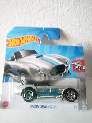 Hot Wheels Shelby Cobra 427 S C ZAMAC Silber 2024 HW Rolling Metal 1 5