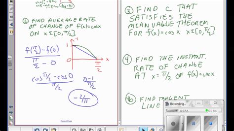 Ap Calculus Ab Average S Value Rate Of Change Mvt Juda Math