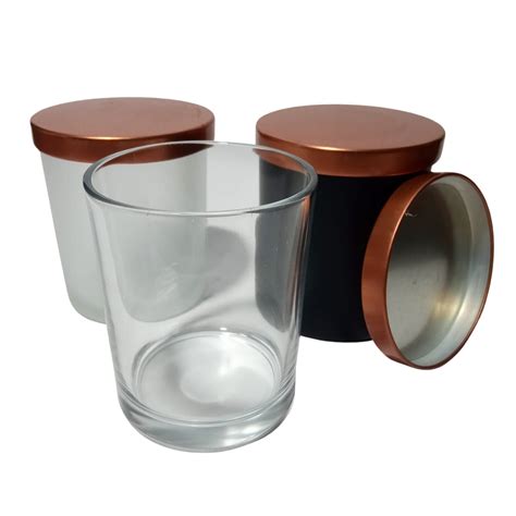 Vaso Vidrio Ml Tapa De Metal Penfer Envases Y Packaging En Uruguay