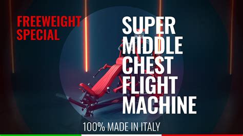 Upper Body Super Middle Chest Flight Machine Panatta Freeweight