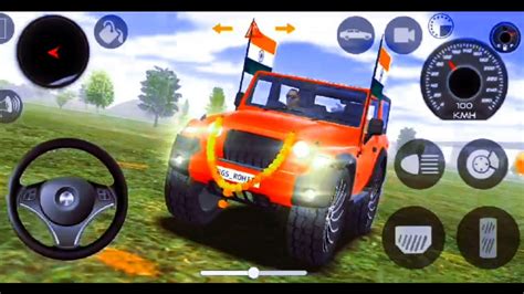 Dollar Song New Car Simulator D Mahindra Thar Driving Indian Car