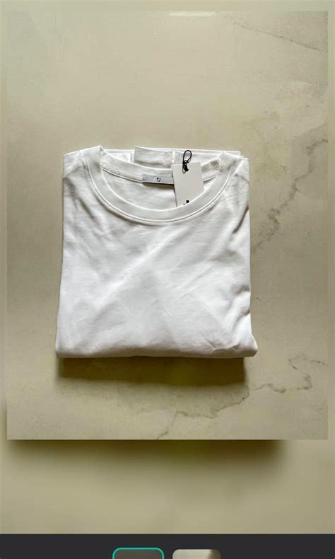 Uniqlo X Jil Sander White T Shirt Men S Fashion Tops Sets Tshirts