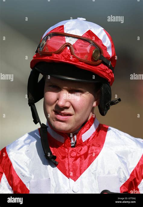 Jocckey Gerard Tumelty During Sri Lankan Raceday At Newbury Racecourse