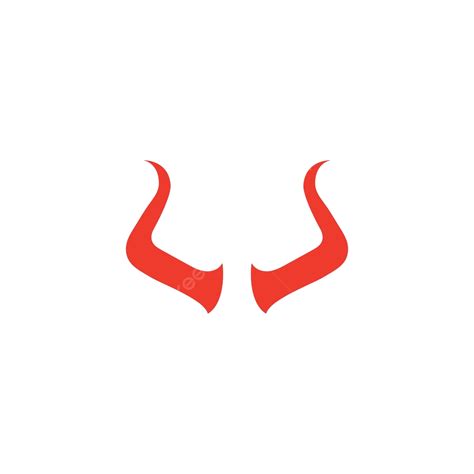 Devil Horn Vector Icon Red Demon Face Vector Red Demon Face Png And