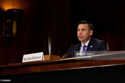 Acting Homeland Security Secretary Kevin Mcaleenan Speaks During A