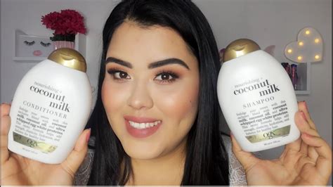 Mi Experiencia Con Ogx Coconut Milk Shampoo Y Acondicionador ¿funciona Youtube