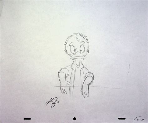 Donald Duck Quack Pack 1996 Tv Production Hand Drawn Animation Pencil Disney 4656507363