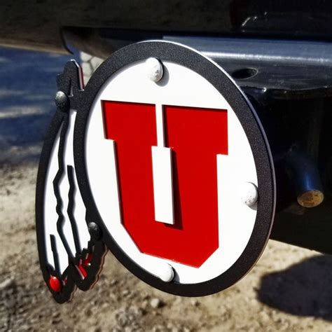 Utah Utes Hitch Cover Etsy