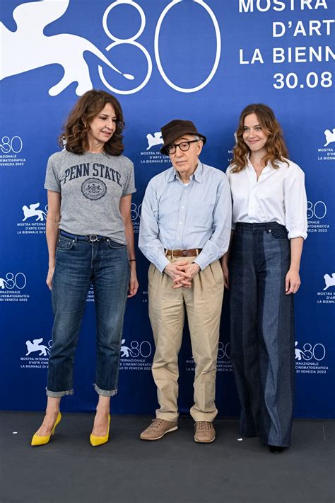 Photo Valerie Lemercier Woody Allen Lou De La Ge Lors De La E