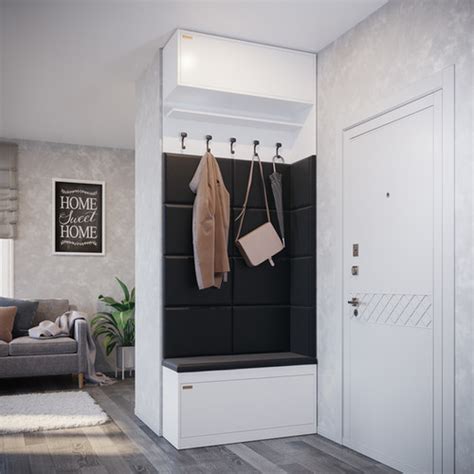 Wandgarderobe Emi Mit Paneelen Und Schuhschrank Wei Matt X Cm