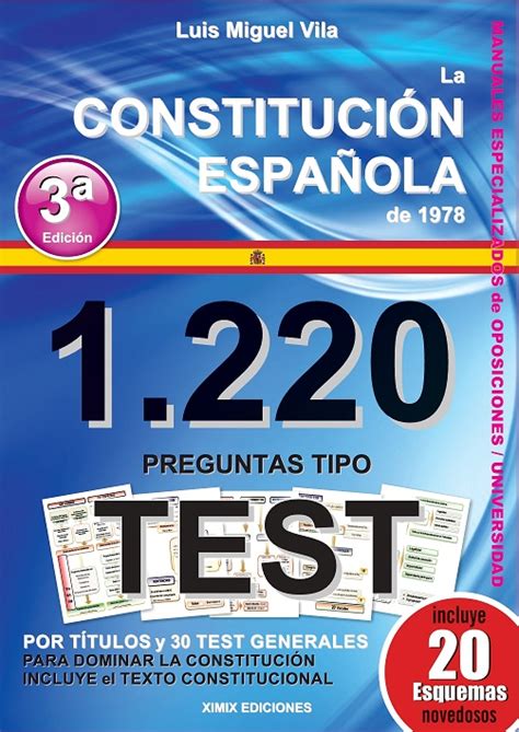 Librería Dykinson 1220 Preguntas Tipo Test La Constitución Española