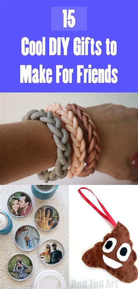 15 Cool DIY Gifts to Make For Friends | Diy gifts to make for friends, Diy gifts, Craft lovers